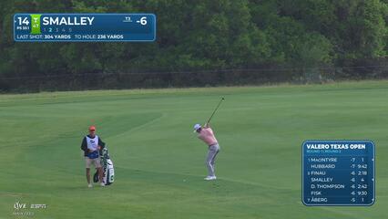 Alex Smalley hits 235-yard shot to 8 feet, sets up birdie on No. 14 at Valero