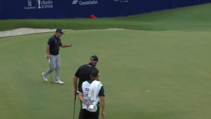 Greg Chalmers makes nice putt for birdie at FURYK & FRIENDS