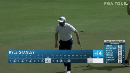 Kyle Stanley makes short birdie putt at Sony Open