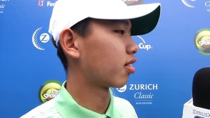 Guan interview after Round 2 of Zurich Classic