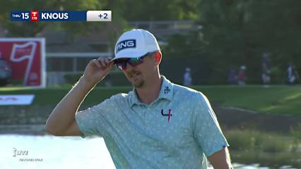 Jim Knous drains 19-foot birdie putt at Honda