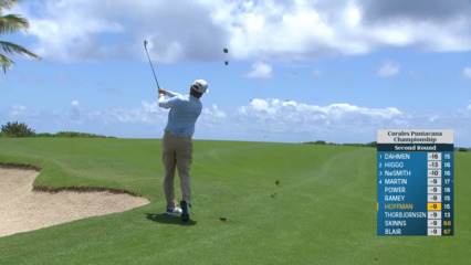Charley Hoffman's well-flighted approach leads to birdie at Corales Puntacana