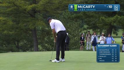 Matt McCarty pours in another birdie at Baycurrent