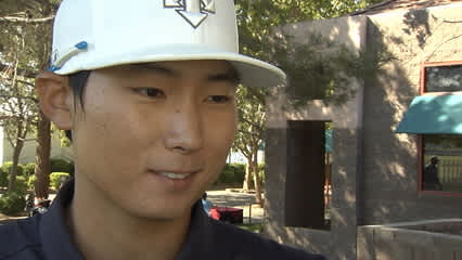 Whee Kim interview after Round 1 of Shriners