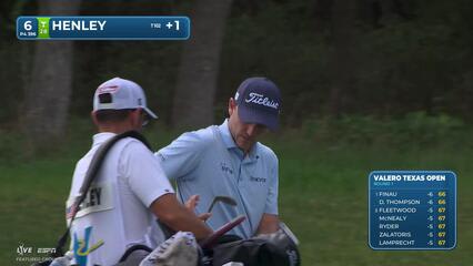 Russell Henley sticks one close for a birdie on No. 6 at Valero