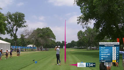 Kevin Tway sticks tee shot to set up birdie at Charles Schwab