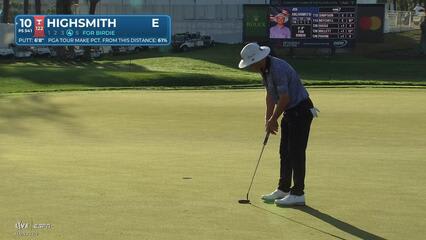 Joe Highsmith sinks 7-foot birdie putt on No. 10 at Cognizant Classic