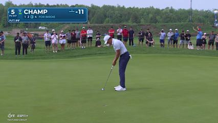 Cameron Champ makes birdie on No. 5 at RBC Canadian