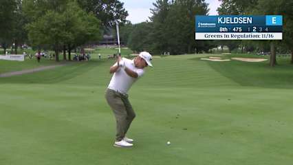 Søren Kjeldsen makes birdie on No. 8 at Kaulig Companies Championship