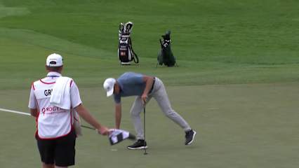 Richard Green makes eagle putt on No. 11 at Rogers Charity Classic