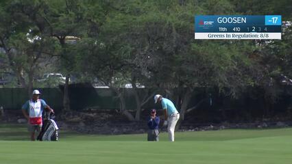 Retief Goosen makes birdie on No. 11 at Mitsubishi Electric Championship at Hualalai