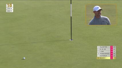Rory McIlroy's 172-yard approach sets up birdie on No. 18 at Genesis Scottish Open