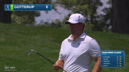 Chris Gotterup nails long birdie putt on No. 1 at John Deere