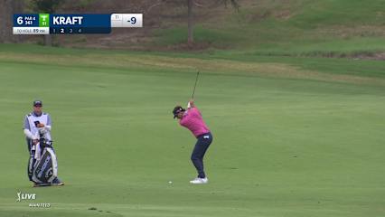 Kelly Kraft nearly hole out to set up birdie at CJ CUP Byron Nelson