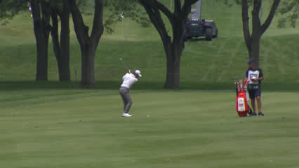 Mike Weir hits nice approach to set up birdie at DICK'S Open