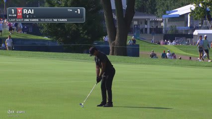 Aaron Rai's 164-yard approach sets up birdie on No. 1 at BMW Championship
