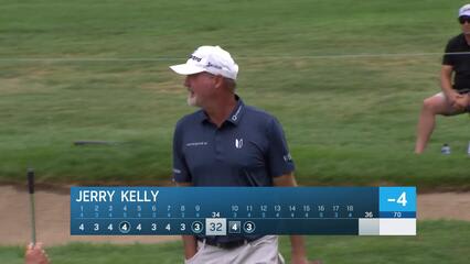 Jerry Kelly makes birdie on No. 11 at Sanford International