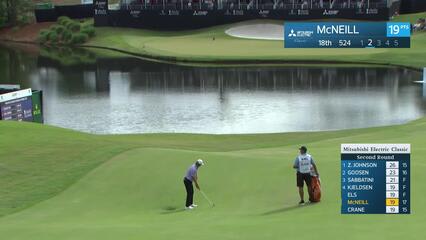 George McNeill makes birdie on No. 18 at Mitsubishi Electric Classic
