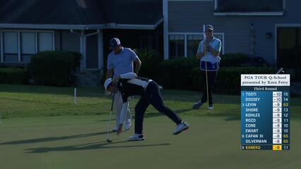 Kota Kaneko makes birdie on No. 11 at PGA TOUR Q-School