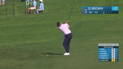 Daniel Brown hits 285-yard approach to 6 feet, sets up eagle on No. 9 at Farmers