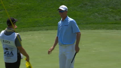 Senden’s putt hangs on lip for 20+ seconds, drops in at PGA Championship
