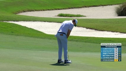 Ryder spins wedge close to set up birdie for Redman at Zurich Classic