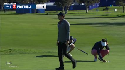 Dylan Frittelli makes birdie on No. 1 at Farmers