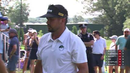 Jason Day drains bunker shot for birdie at Travelers