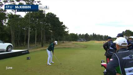 Tom McKibbin's solid tee shot yields birdie at Genesis Scottish Open