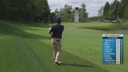 Alex Fitzpatrick gets up-and-down from 115 yards for birdie on No. 10 at RBC Canadian