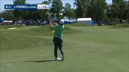 Alex Fitzpatrick hits it tight to set up birdie at Zurich Classic