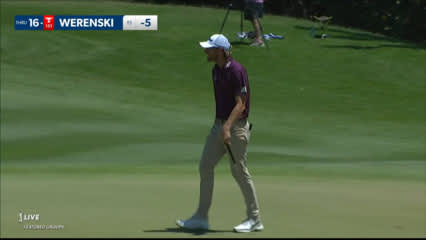 Richy Werenski rolls in birdie at Mexico Open