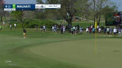 Anirban Lahiri nearly pitches in for eagle at Mexico Open