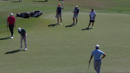 Nick Dunlap makes birdie on No. 10 at World Wide Technology