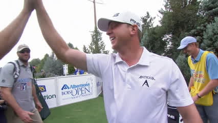 Nate Lashley hole-in-one at 2017 Albertsons Boise Open