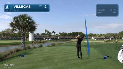 Camilo Villegas hits 189-yard drive to 9 feet, sets up birdie on No. 5
