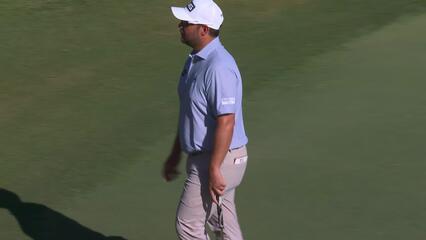 Thriston Lawrence sinks putt for back-to-back birdies at Sanderson Farms