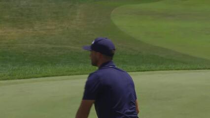 Wyndham Clark sinks 8-foot birdie putt on No. 12 at RBC Canadian