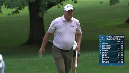 Kenny Perry makes birdie on No. 6 at Kaulig Co. Championship