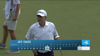 Jay Haas makes birdie on No. 13 at Mitsubishi Electric Classic