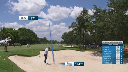 Nick Taylor sinks 6-foot birdie putt on No. 1 at Cadillac