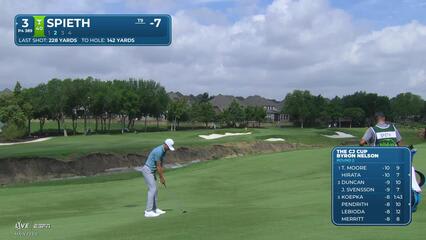 Jordan Spieth's 138-yard approach sets up birdie on No. 3 at THE CJ CUP