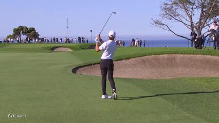 Eric Cole hits 149-yard approach to 13 feet, sets up birdie on No. 1 at Farmers