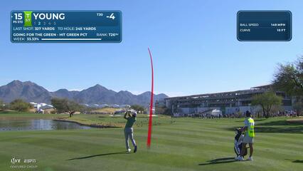 Cameron Young drains 6-foot putt, birdies No. 15 at WM Phoenix Open