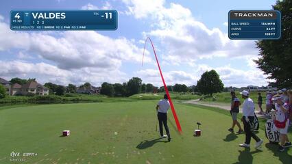 Brendan Valdes nearly aces No. 4 at 3M Open