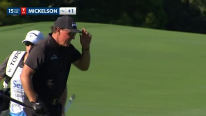 Phil Mickelson's wedge yields birdie at Sentry