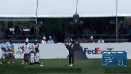 Takumi Kanaya sinks 42-foot birdie putt on No. 17 at ONEflight Myrtle