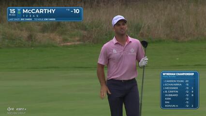 Denny McCarthy makes birdie on No. 15 at Wyndham