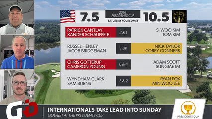 Golfbet at Presidents Cup: Sunday Singles predictions