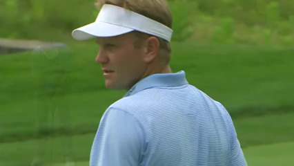 Billy Hurley III spins his approach to 7 feet at Quicken Loans